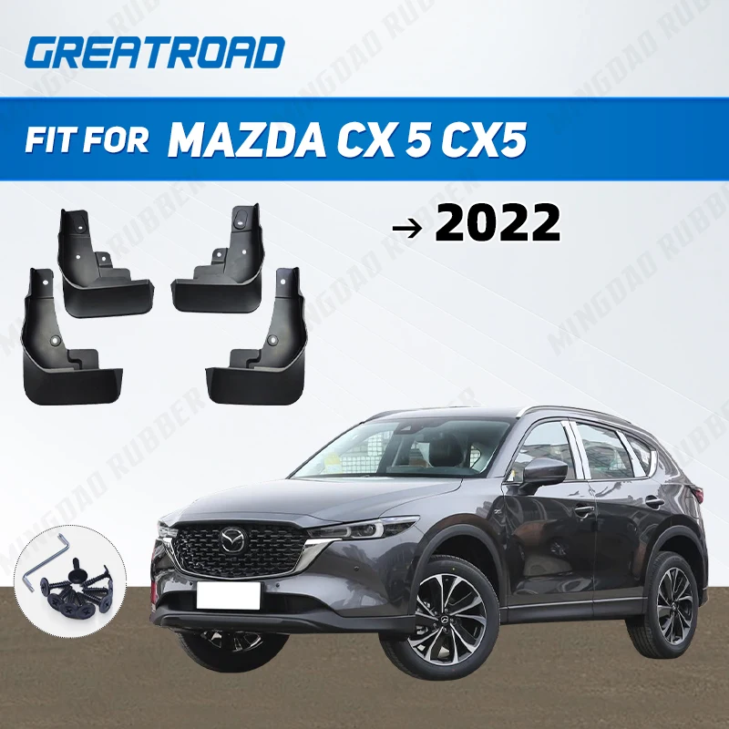 

Брызговики для Mazda CX 5 CX5 2022, брызговики на крыло, передние и задние брызговики, автомобильные аксессуары