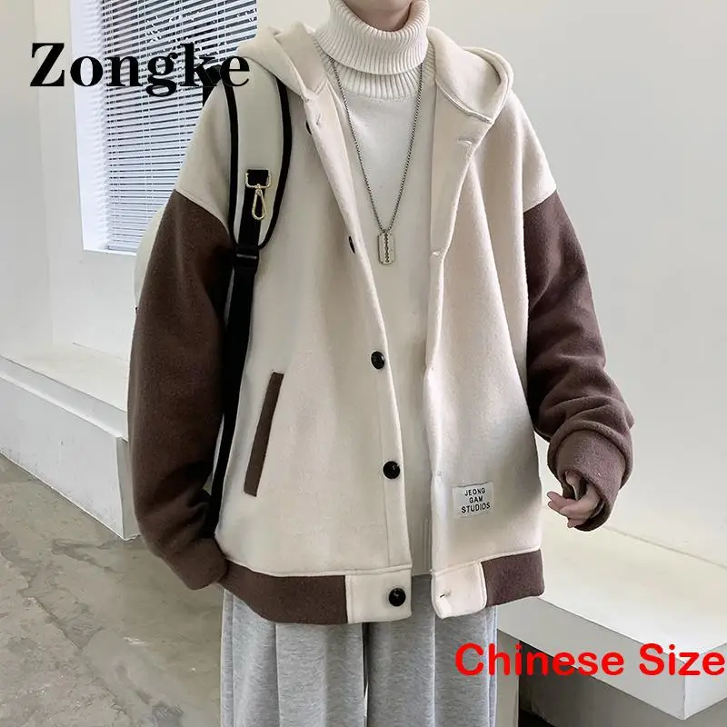 

Толстовки Zongke в стиле пэчворк, Мужская одежда, мужская толстовка, уличная одежда, новинка, толстовки с капюшоном 5XL, весна 2023, Новое поступлен...