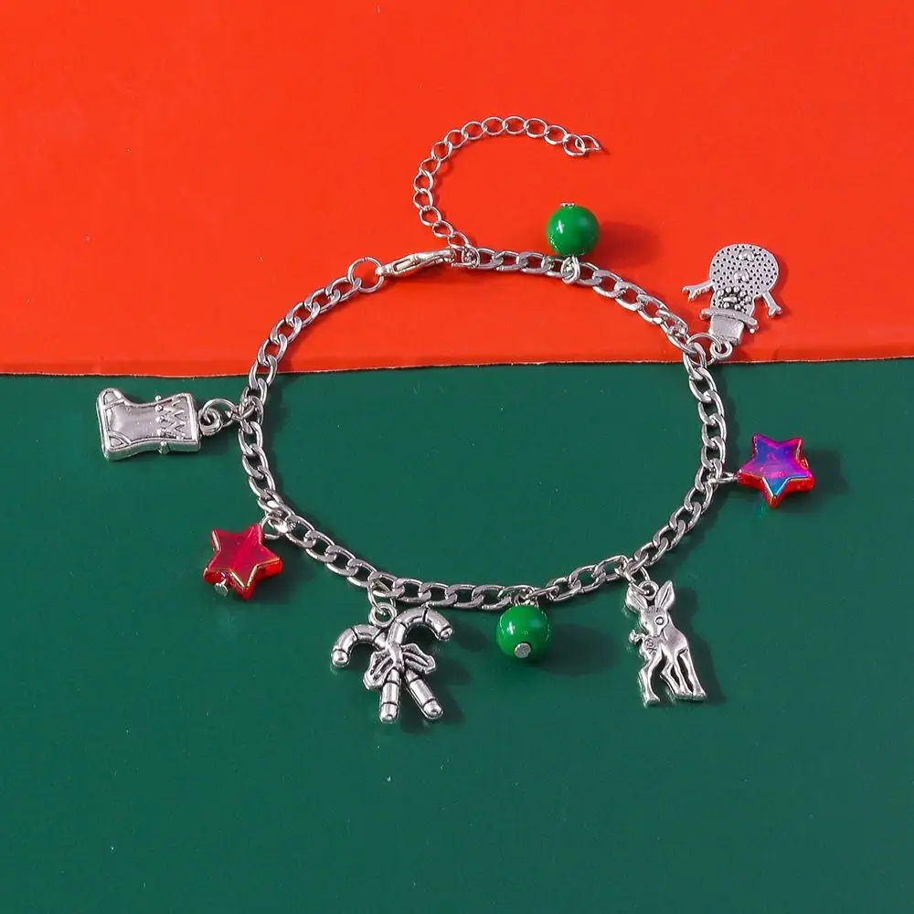 Изысканный рождественский браслет со звездой лося подарочная коробка