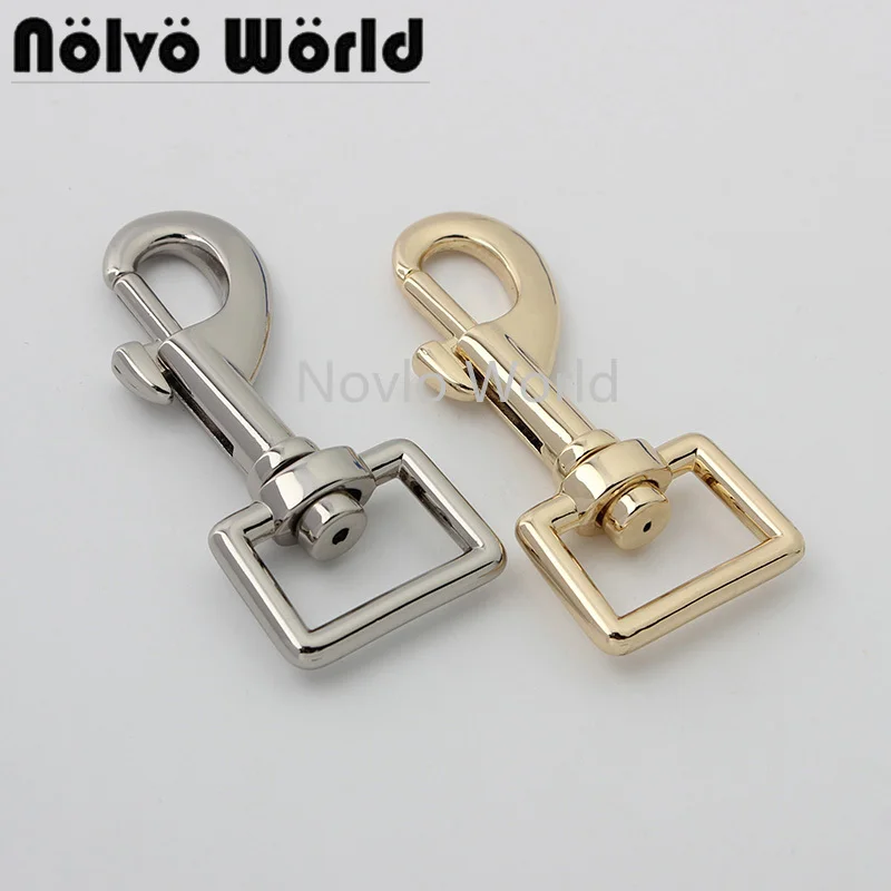 

10-50 шт. 2 цвета 20 мм 3/4 дюйма внутренний полированный Поворотный крючок для рюкзака багажа металлический защелкивающийся крючок аксессуары д...