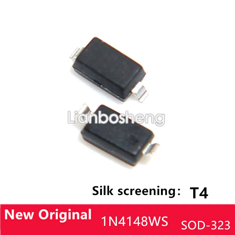 

100 шт. SMD 1N4148WS 0805/SOD-323 посылка silkscreen T4 импульсный диод