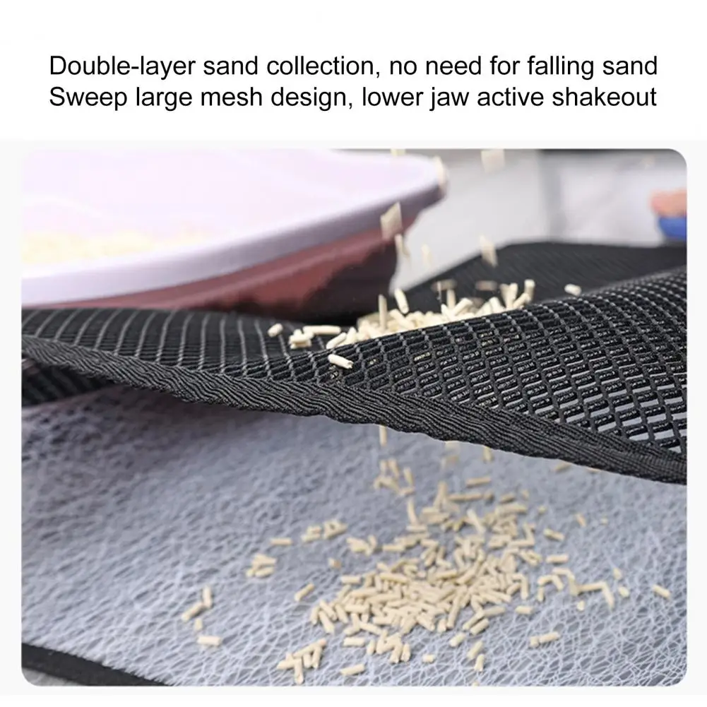 Universal Cat Litter Mat Wear-resistant Kitten Litter Pad Gr