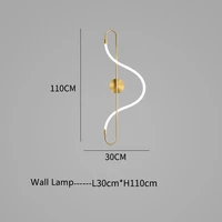 modern led art note wall lamp nordic minimalist interior home decoration wall light for kitchen dining room corridor aisle stair