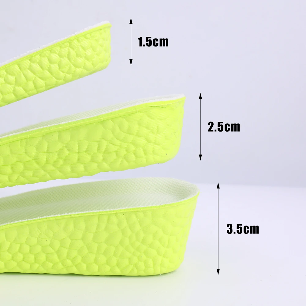 

Can Be Cut Shoes Insole Sweat Absorption Breathable Inserts Shoe Pads Women Men Height Increase Insoles Sport Socks Cushions