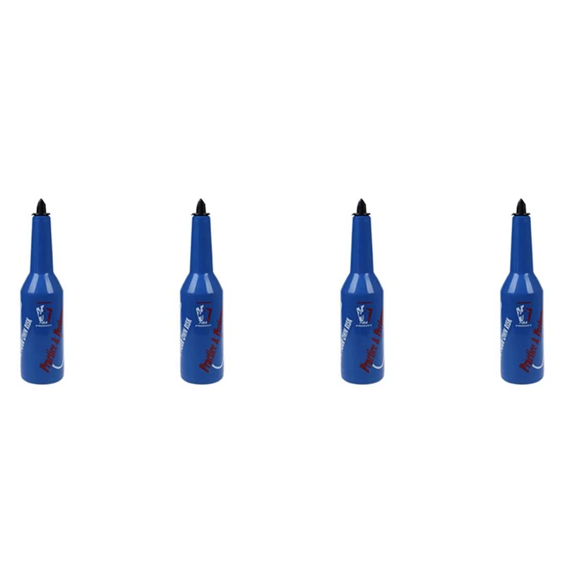 

4X Flair Bartender Bartending Practice Bar Pub Bottle Wine Cocktail Shaker - Blue Retail