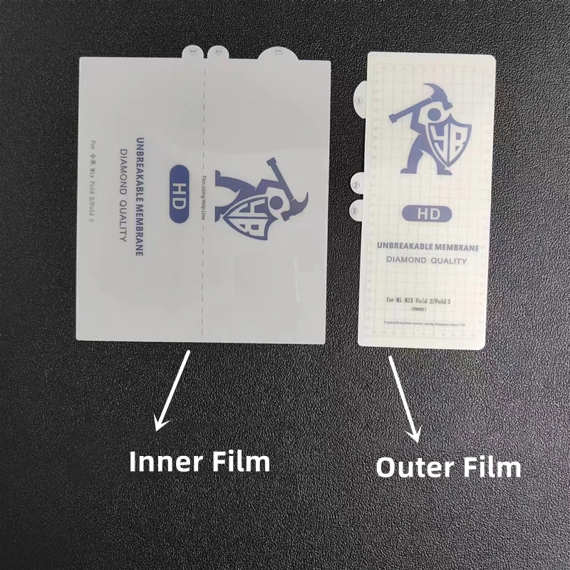 Прозрачная Защита экрана для Xiaomi Mix Fold3 HD Гидрогелевая пленка Fold 3 прозрачная