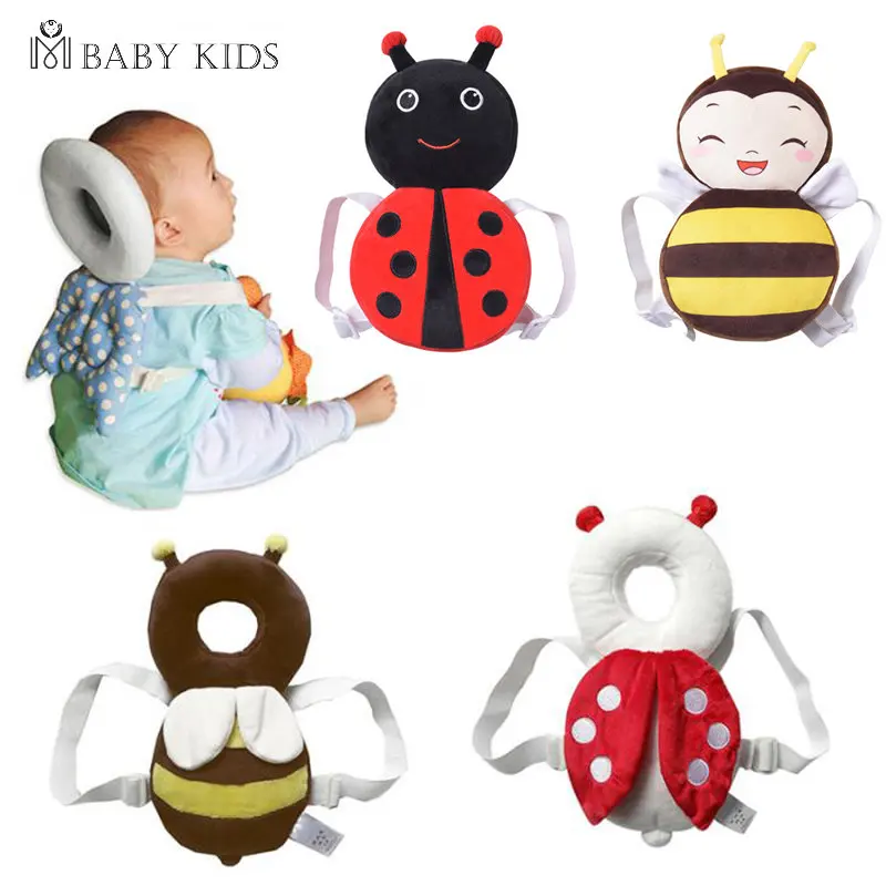 Cute Baby Newborn Head & Back Protection Pillow Toddler Wings Drop Resistance Pad Guardian Cushion Toys BM88