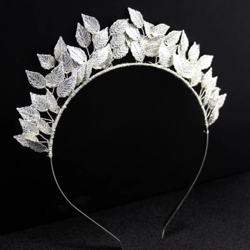 

Vintage Chic Laurel Olive Leaf Hair Band Baroque Tiaras Crown Leaves Headband Bridal Party Wedding Headdress Brides Hair Gift