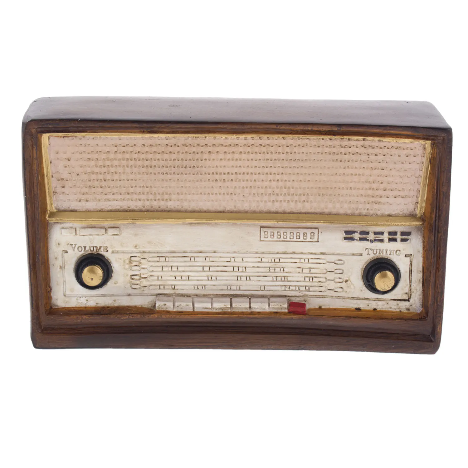 

Декоративное ностальгическое радио евро-Флора 20x6x12 см