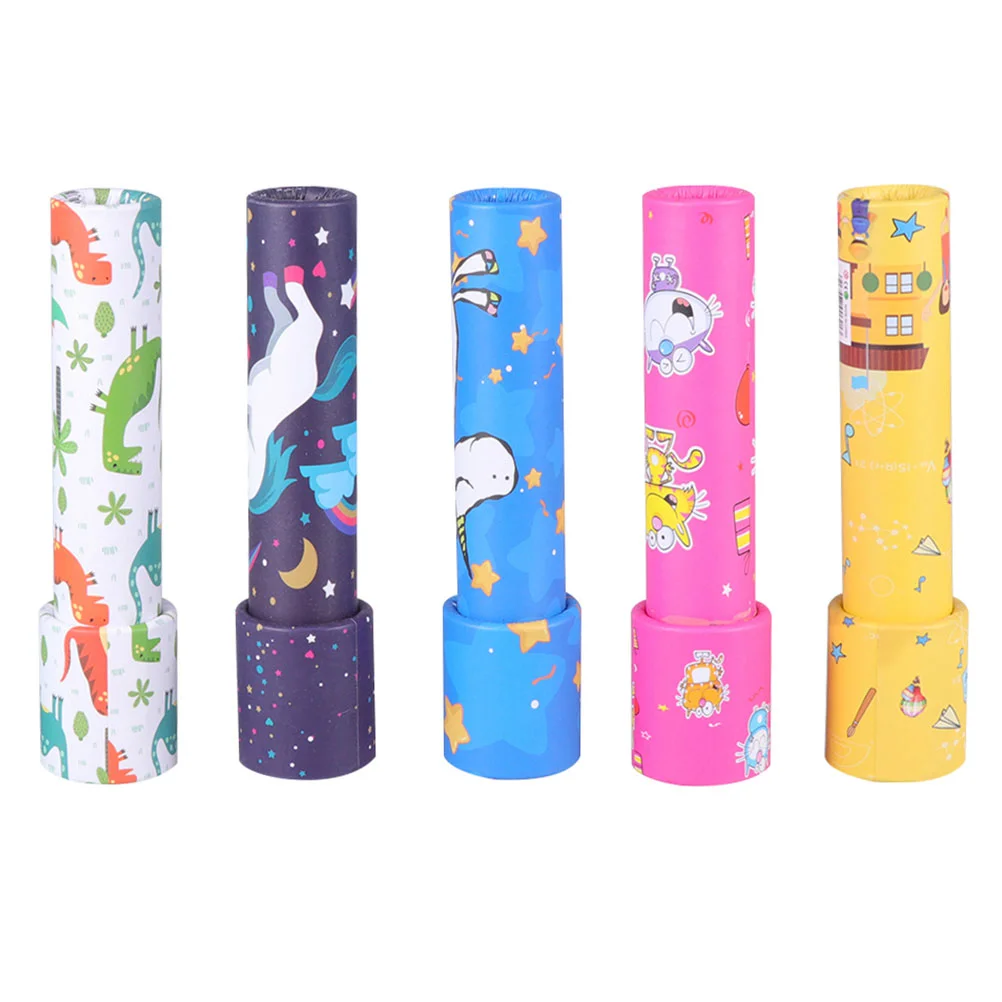 

5 Pcs Kids Kaleidoscope Paper Kaleidoscopes Children Early Educational Toys