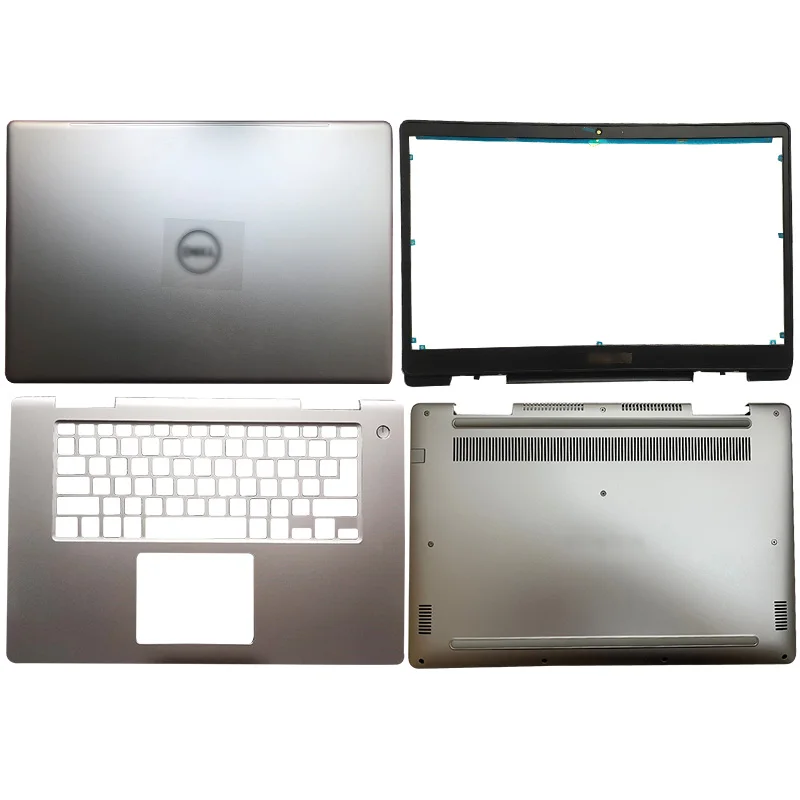 

NEW Laptop Case LCD Back Cover/Front Bezel/Palmrest/Bottom Case For DELL Inspiron 15D 7000 7570 7573 7580 No-Touch Silver 0G3CRP