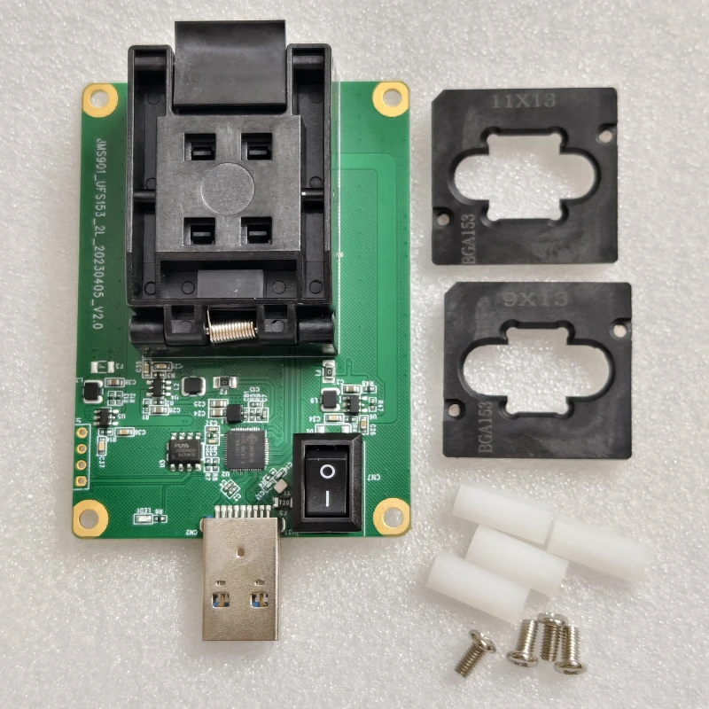 Фото Розетка USB3.0 JMS901 основного управления UFS153 простая горелка, испытательная стойка, инструмент для открытия карт №1