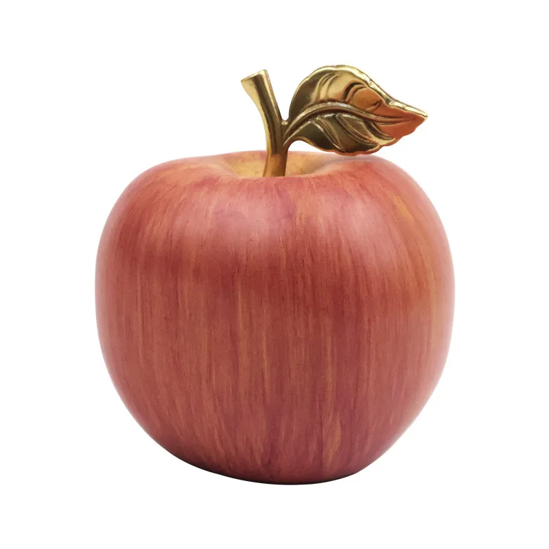 Медные украшения имитация яблока металлические золотые фигурки Яблоков