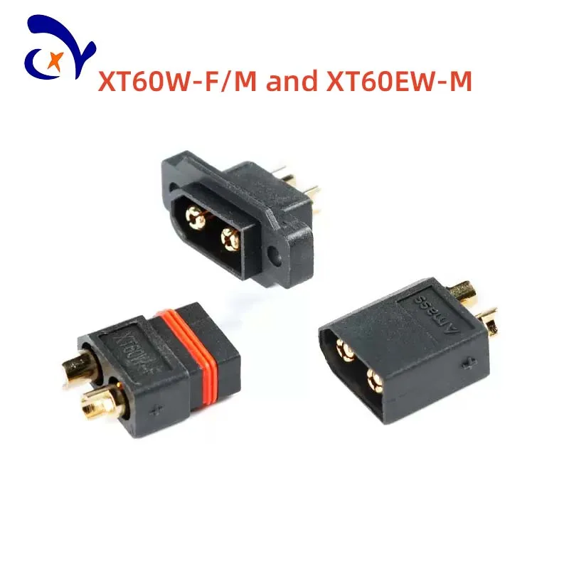 

5Pcs Amass XT60EW Male XT60W Male Female 2PIN Waterproof High Currents Connector