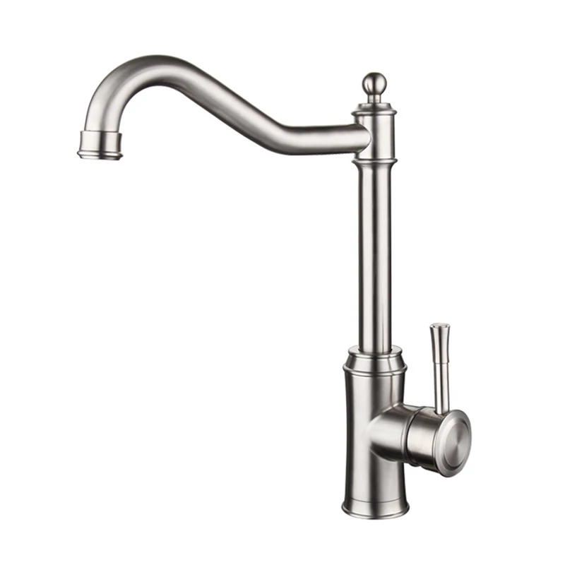 

Faucet Kitchen Taps Single Handle 360 Degree Rotatable Hot And Cold Water Kitchen Mixer Taps For Sink