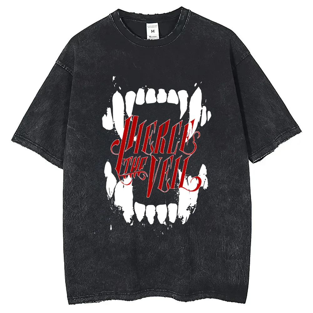 Футболка Pierce the Veil хлопковая мужская футболка высокого качества 80-х Харадзюку