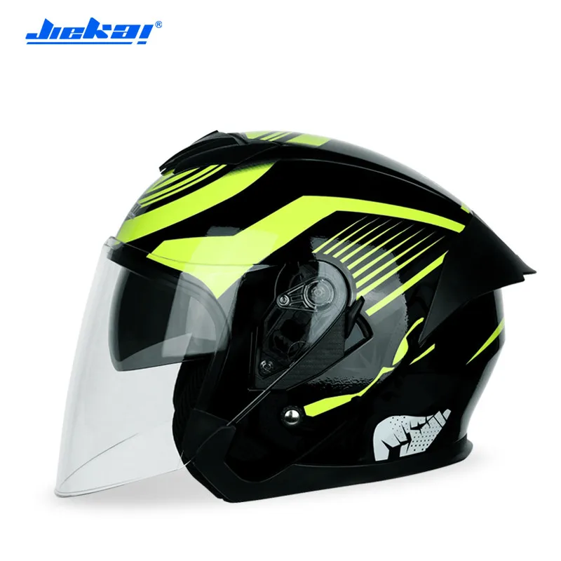 Новинка мужской/мужской мотоциклетный шлем JIEKAI для электромобиля полузакрытый с