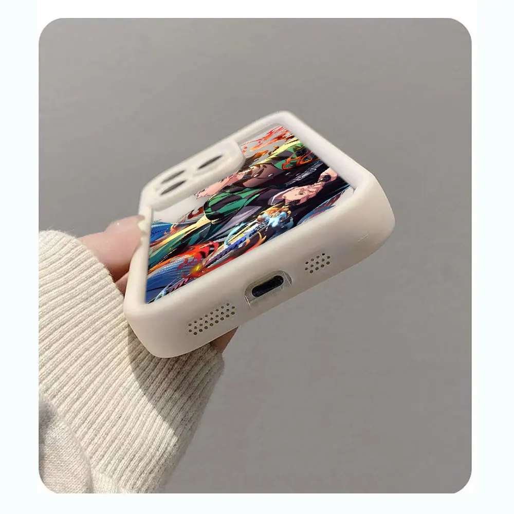 Чехол D-Demon S-Slayer Kimetsu No Yaiba для Infinix CAMON SPARK 10 HOT 20 ПРИМЕЧАНИЕ 12 ZERO 30 30I 40 40I 50 SMART 7 8 9 30C GO