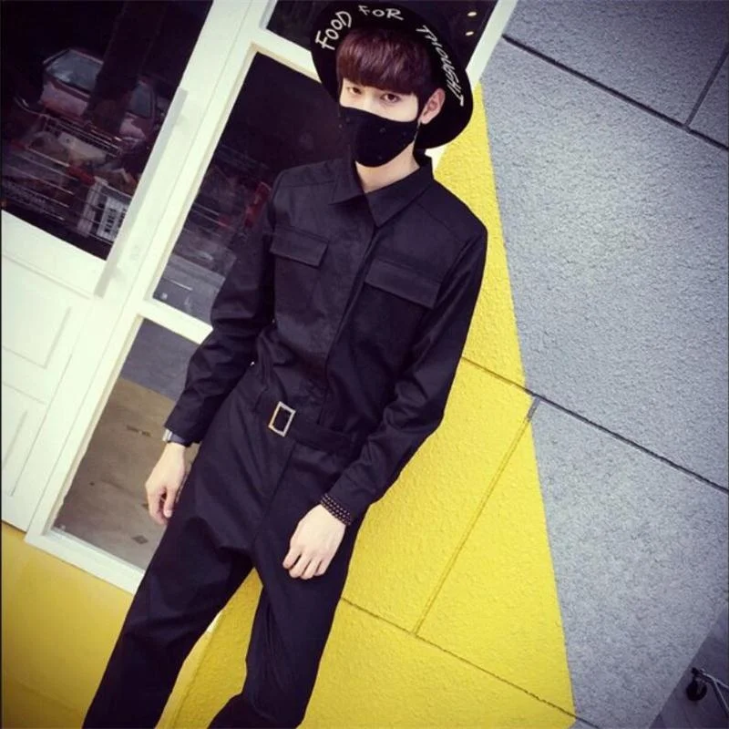 Осенне-зимний новый мужской модный комбинезон модные повседневные штаны