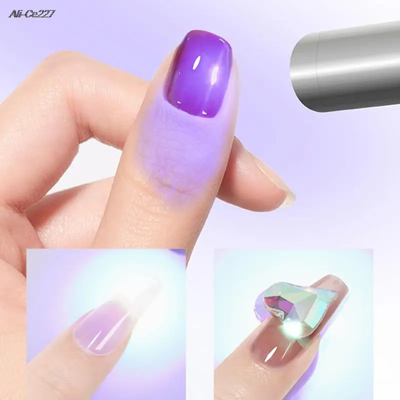 

Convenient Battery Uv Light for Gel Nails Nail Dryer Led Uv Lamp Mini Handheld Nail Dryer Manicure Flashlight Mini Nail Lamp