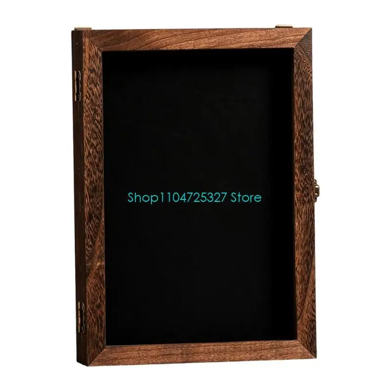Фото D8KF Настенное крепление для коллекции насекомых, деревянная рамка, акриловая передняя панель с доской для штырей для изучения, №3