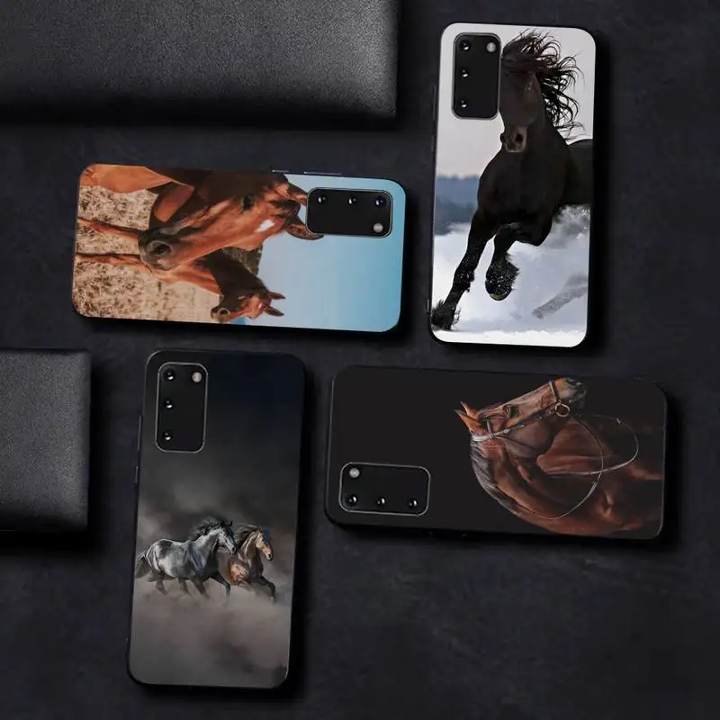 

Running Horse Phone Case for Samsung S10 21 20 9 8 plus lite S20 UlTRA 7edge