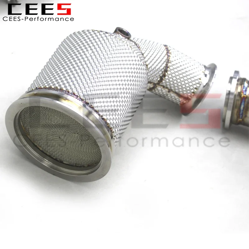 Выхлопные трубы CEES для Porsche Panamera 971/971.2 2.9T 2017-2023 выхлопная система из нержавеющей