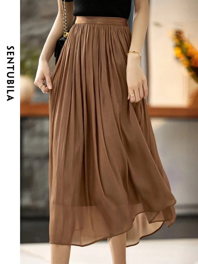 Женская плиссированная юбка в розницу SENTUBILA