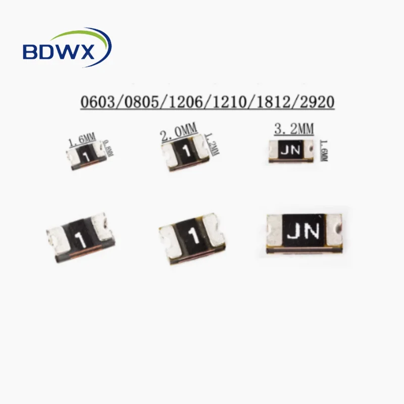 Фото 10 шт. предохранитель SMD SMD 0805, сбрасываемый 0,05 А 0,1 А 0,2 А 0,5 А 1 А 100 мА PTTC №2