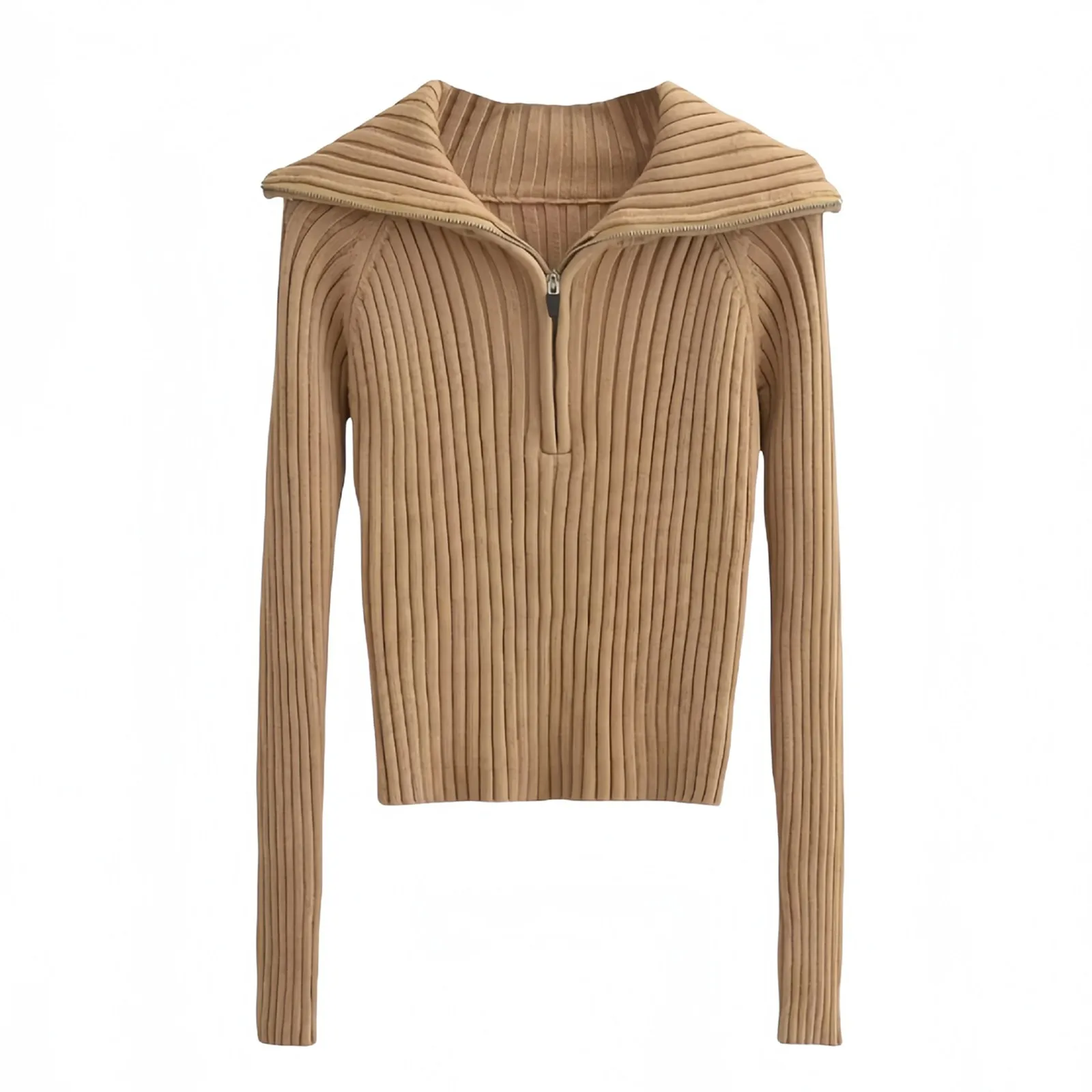 Осень-зима однотонные облегающие пуловеры повседневные свитера с длинными