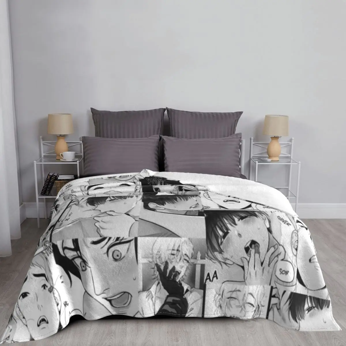 Ультрамягкое одеяло из микрофлиса Хорошие мальчики яой