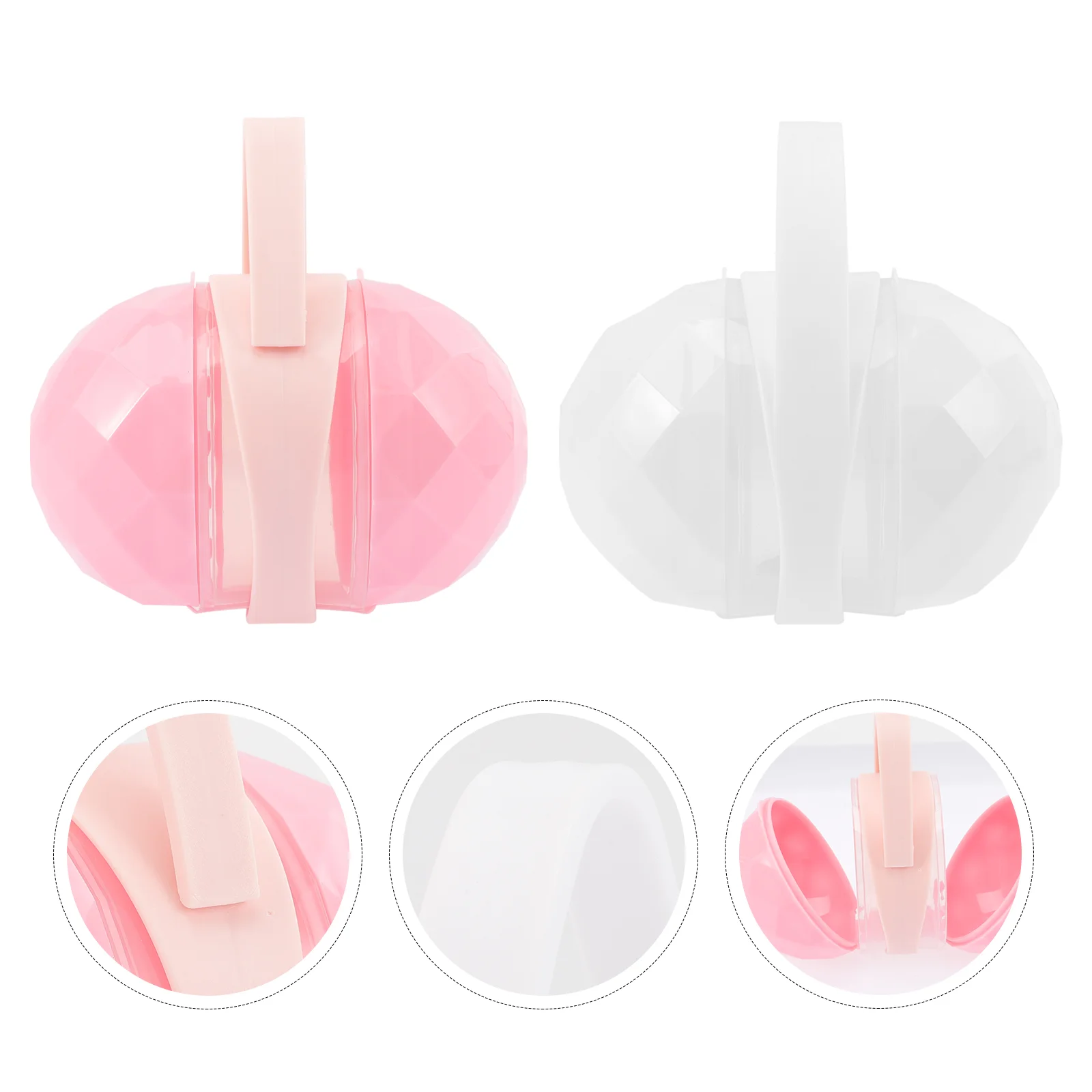 

4 Sets Newborn Plastic Pacifier Storage Pacifier Cases Pacifier Packing Box Pacifier Shield Case Pacifier Holder