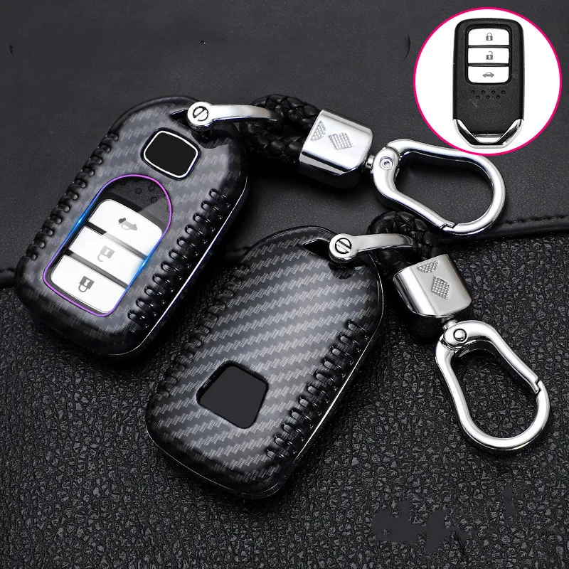 

Full cover car key case For Honda Vezel city Civic 4d 2019 BR-V HR-VCRV Pilot Accord Jazz Jade Crider Odyssey Car accessories