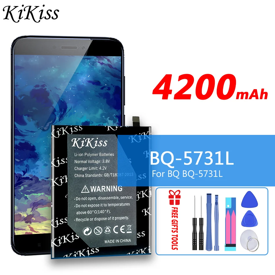 

4200mAh KiKiss Battery BQ5731L For BQ BQ-5731L Mobile Phone Batteries