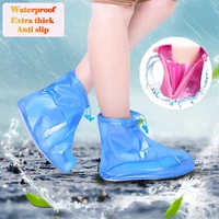 rain shoe cover waterproof non slip reusable unisex outdoor non slip wear resistant thick waterproof shoe cover rain boots