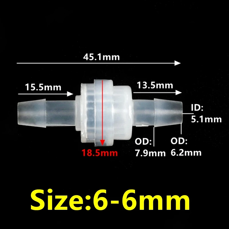 Пластиковые обратные клапаны SHSMFC 3-12 мм