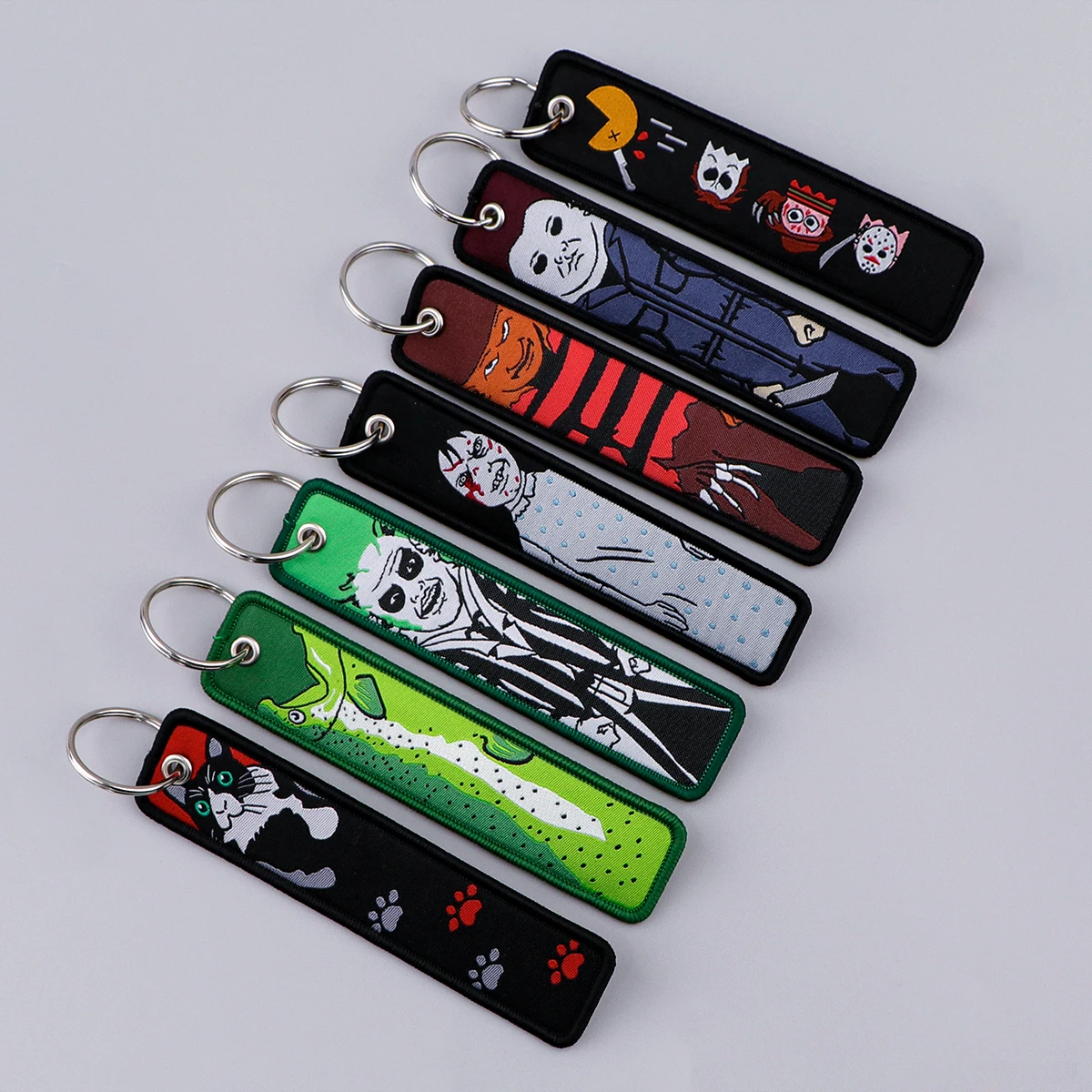 mer brelok do kluczy samochodów plecak breloki na klucze moda haftowane Jet Tag akcesoria prezenty