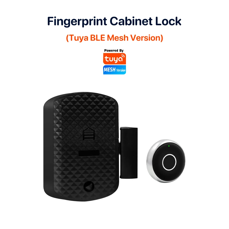 YRHAND Электронный замок с отпечатком пальца для мебели черный