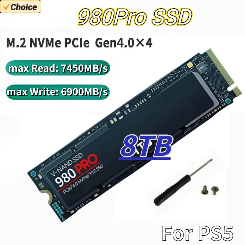 Модуль SSD 980pro размер M.2 2280 интерфейс NVME Agreement PCIe 4 0 гарантия качества 5-летняя