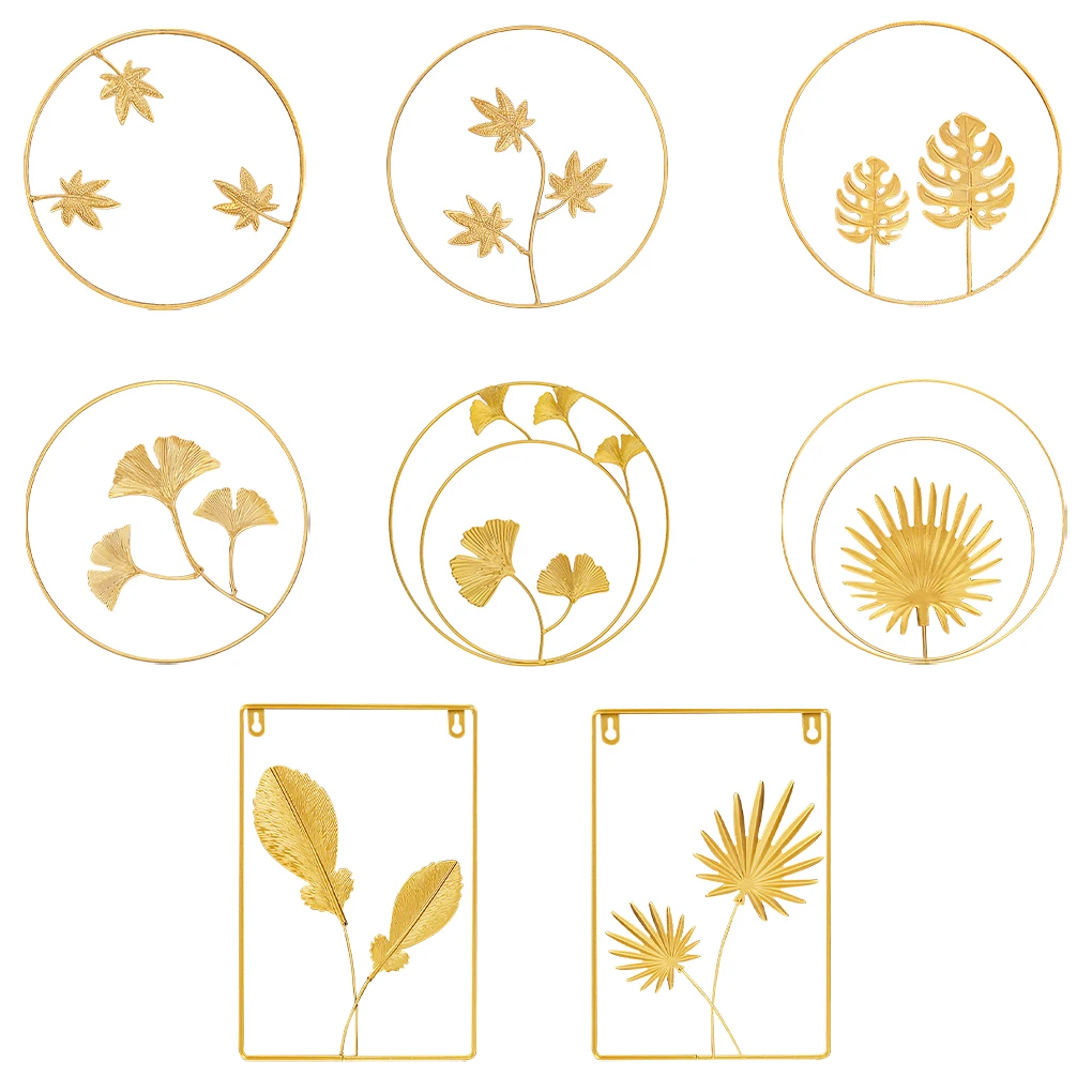 

Wall hanging home decoration iron art deciduous wall decoration pendant living room sofa background wall porch mural