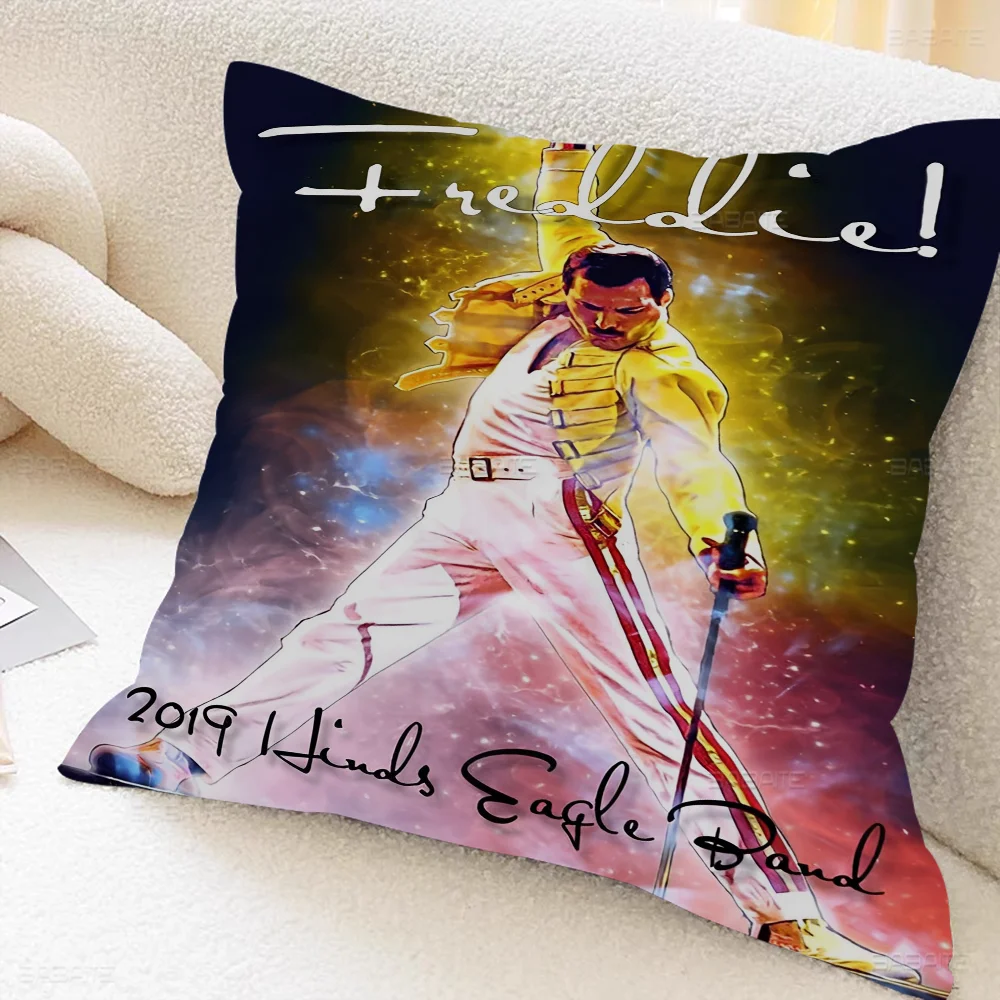 Чехол для подушки Queen F-freddie Musical 30x50 полиэстеровые диванные декоративные