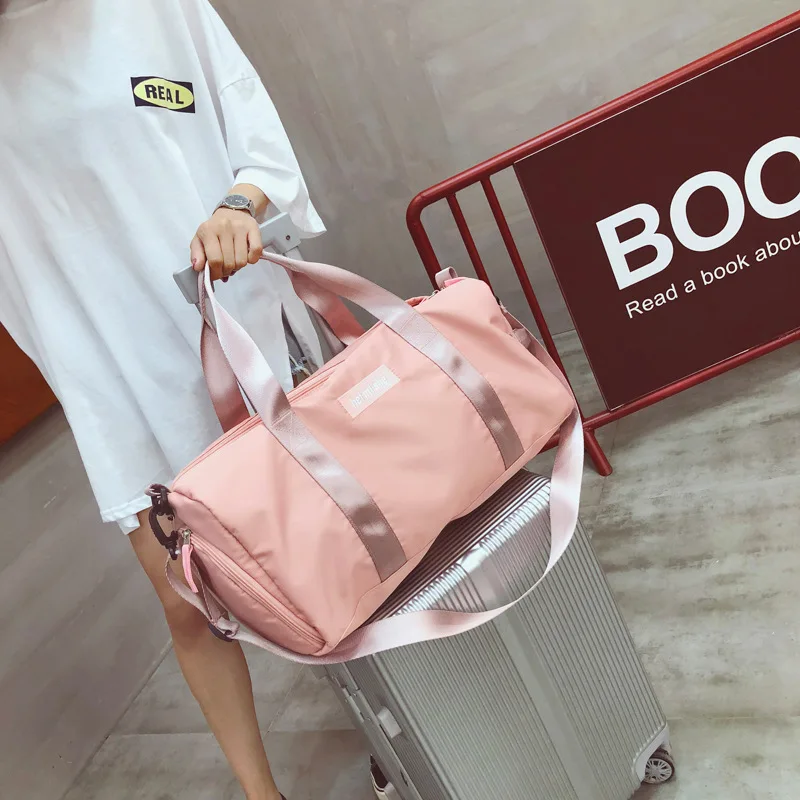 

Sports gym bag female yoga bag dry and wet separation shoe position shoulder bag short-distance portable travel bag