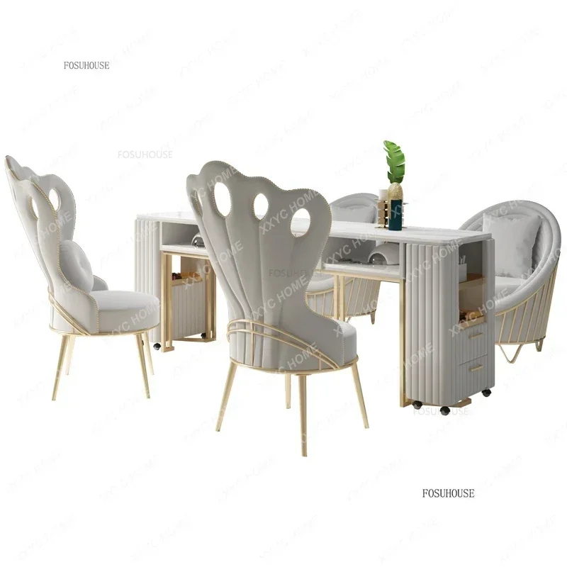 Скандинавская мебель для салона дизайнерский шифер фотостулья красоты набор