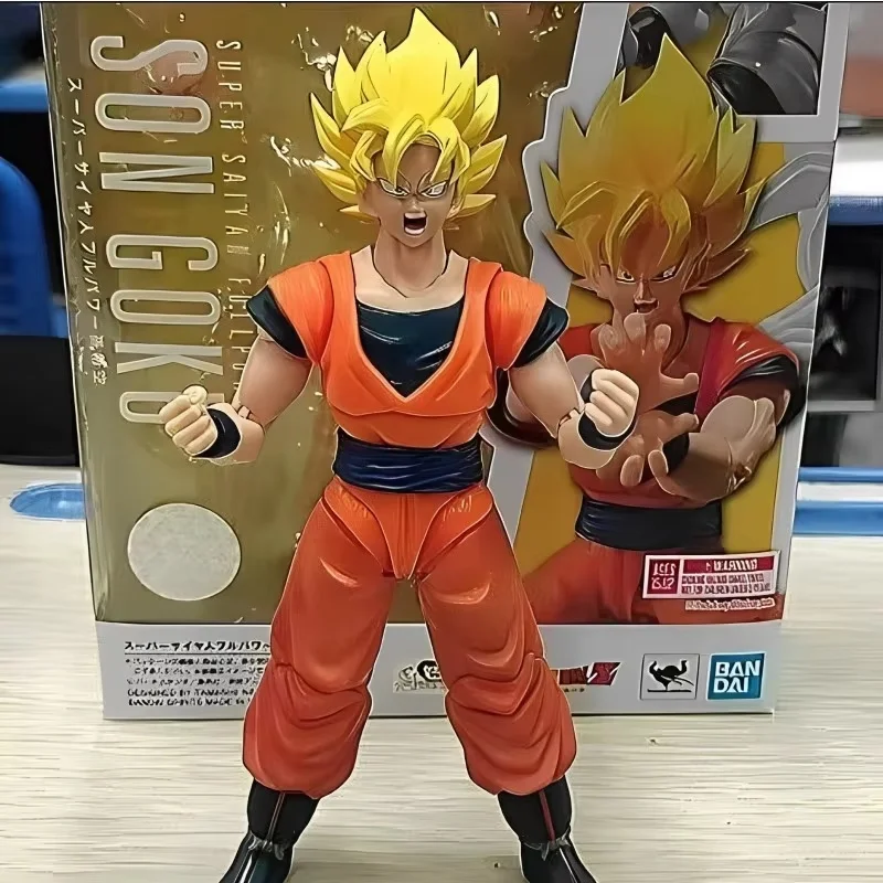 Фигурка Bandai shфигаarts Dragon Ball Z Son Goku фигурка полной мощности из ПВХ подвижная