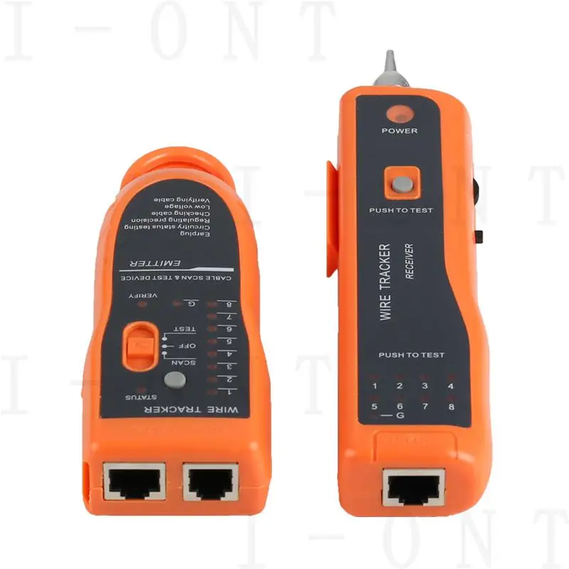 LAN Network Cable Tester Cat5 Cat6 RJ45 UTP STP Detector Line Finder Telephone Wire Tracker Tracer Diagnose Tone Tool Kit