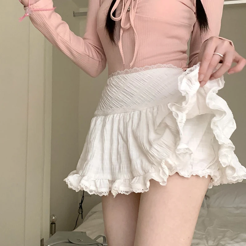 Женская облегающая мини-юбка в стиле преппи с высокой талией