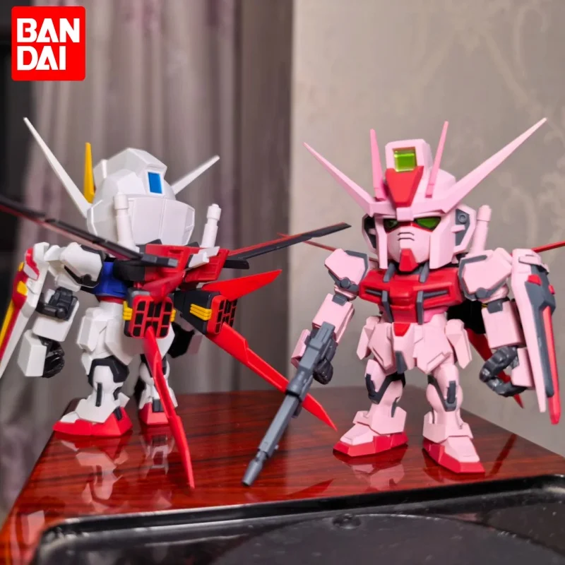 Фото Коллекционная фигурка Bandai Qmsv Mini Strike Destiny Gundam Blind Box, модель Spring Manbo, для любителей аниме и коллекционеров №3