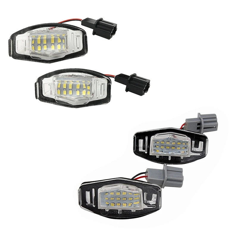 

2Pcs Car Led License Plate Light License Plate Light Lamp For Honda Civic Honda Accord