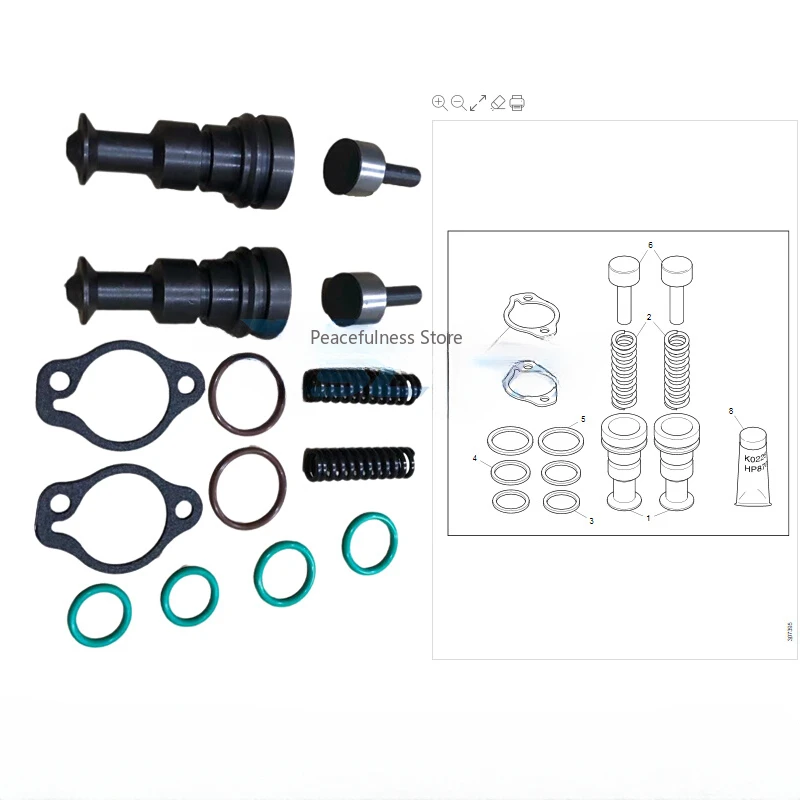 Подходит для ремонта насоса Scania G440 G450 комплект воздушного компрессора 2667753 1919356