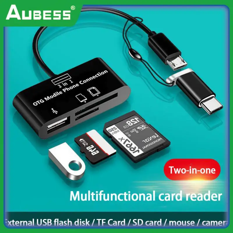 

Universal Card Reader Computer Accessories Type-c Docking Station With Sd / Tf Card Reader Multi-function Type-c Otg Expansion